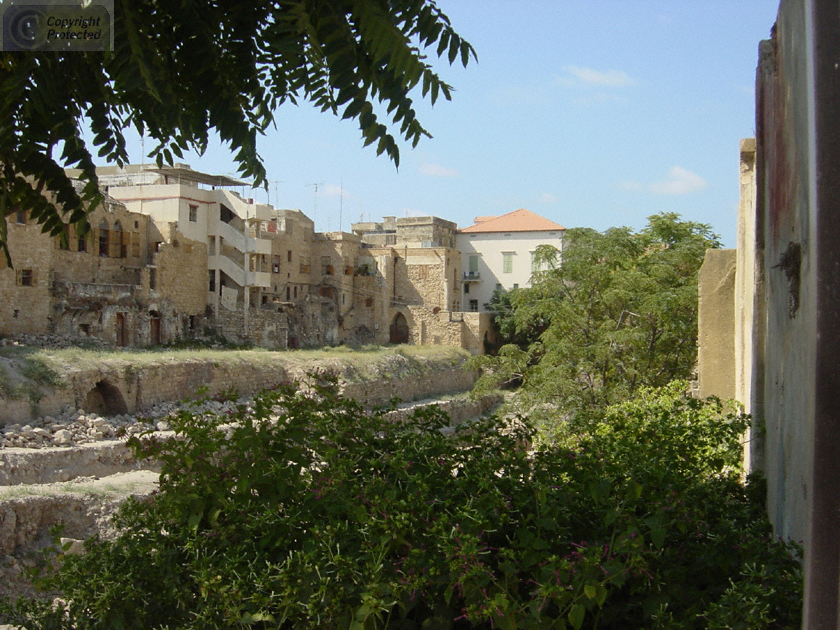 The Back side of the Old Town of Saida